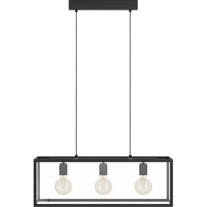 Eglo - Suspension 3xE27/60W/230V