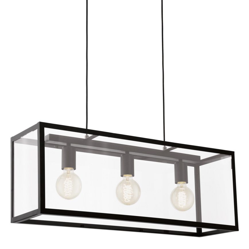 Eglo - Suspension 3xE27/60W/230V