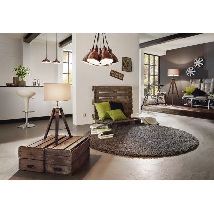 Eglo 49494 - Lustre PRIDDY 1 7xE27/60W/230V