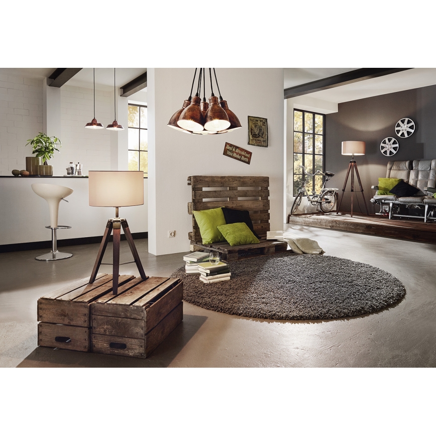 Eglo 49494 - Lustre PRIDDY 1 7xE27/60W/230V