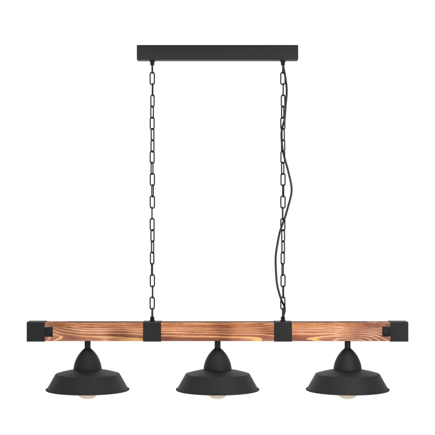 Eglo - Lustre avec chaîne 3xE27/60W/230V