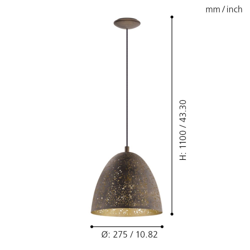 Eglo - Suspension 1xE27/60W