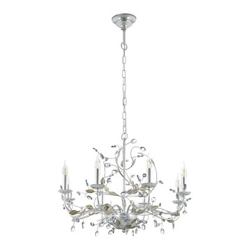 Eglo 49829 - Lustre avec chaîne FLITWICK 1 8xE14/40W/230V