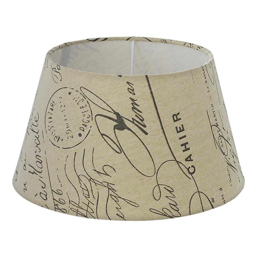 Eglo 49987 - Abat-jour textile pour lampadaire VINTAGE E14/E27 d. 25 cm