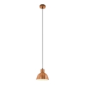 Eglo 54513 - Suspension LED sur câble, 1xE27/6W/230V, finition cuivrée
