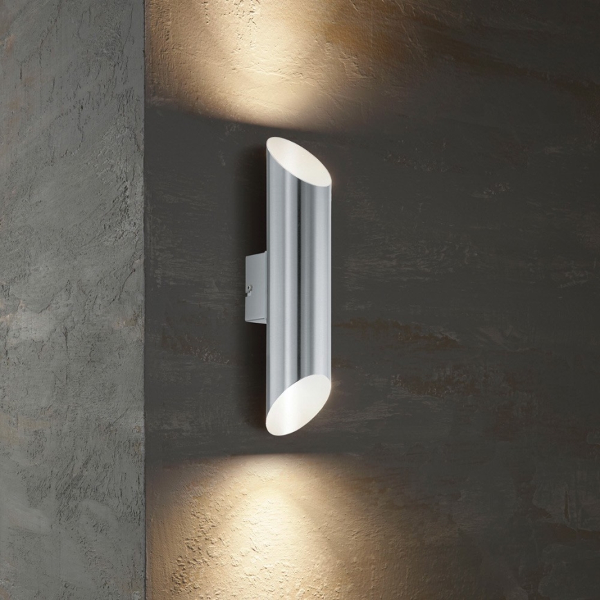 Eglo 54604 - Applique murale LED extérieure AGOLADA 2xLED/3,7W/230V IP44