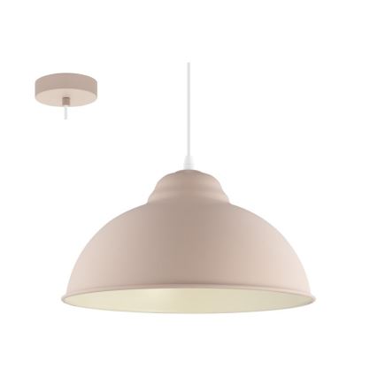 Eglo 54964 - Suspension filaire TRURO-P 1xE27/60W/230V rose