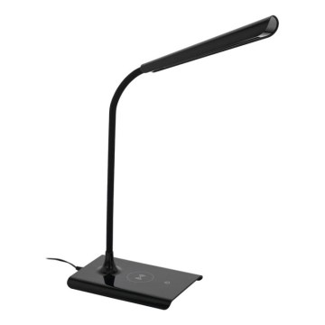 Eglo 55122 - Lampe de table LED dimmable avec recharge sans fil LED/5,5W/230V noire