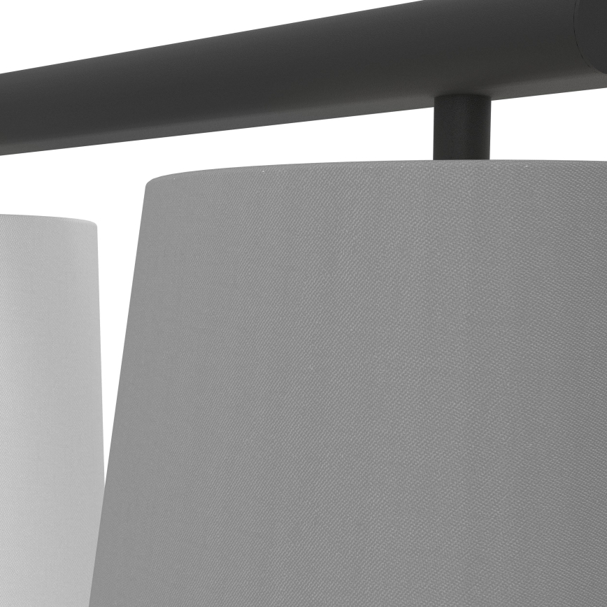 Eglo 55207 - Suspension LED sur câble ALMEIDA 3xE14/25W/230V gris