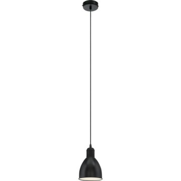 Eglo 55243 - Suspension sur câble PRIDDY 1xE27/60W/230V noire