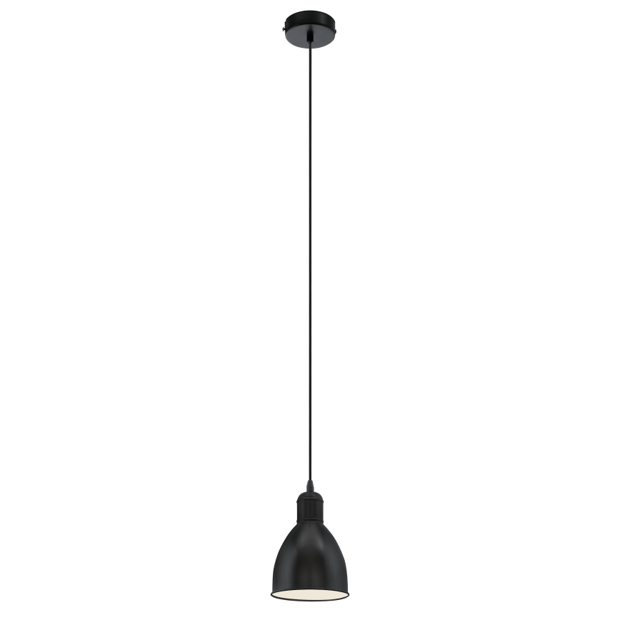 Eglo 55243 - Suspension sur câble PRIDDY 1xE27/60W/230V noire