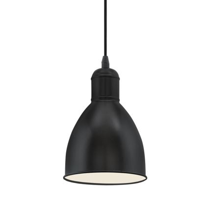 Eglo 55243 - Suspension sur câble PRIDDY 1xE27/60W/230V noire