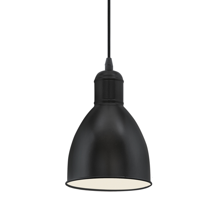 Eglo 55243 - Suspension sur câble PRIDDY 1xE27/60W/230V noire