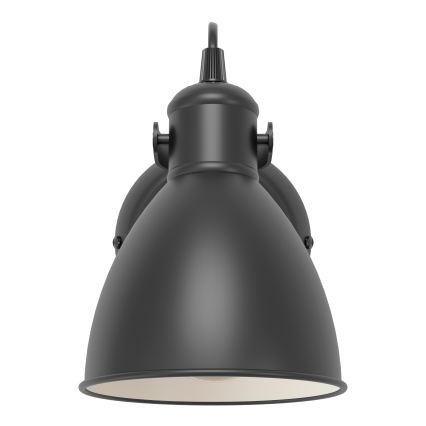 Eglo 55261 - Applique murale PRIDDY 1xE27/40W/230V noire