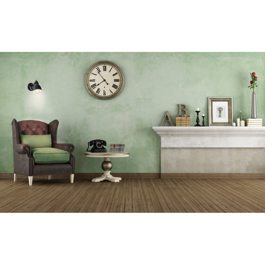 Eglo 55261 - Applique murale PRIDDY 1xE27/40W/230V noire