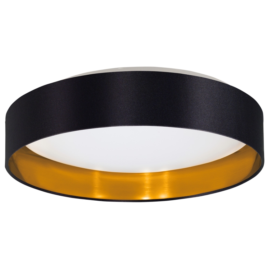 Eglo 55267 - Plafonnier LED MASERLO LED/16W/230V 3000K Ø 40,5 cm noir/cuivré
