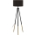 Eglo 55291 - Lampadaire BIDFORD 1xE27/60W/230V noir/marron