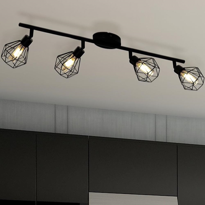 Eglo 55301 - Spot LED ZAPATA 4xG9/3W/230V noir