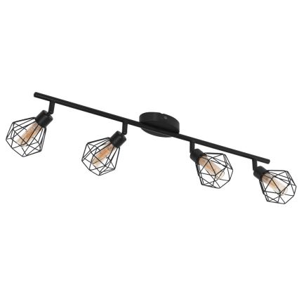 Eglo 55301 - Spot LED ZAPATA 4xG9/3W/230V noir