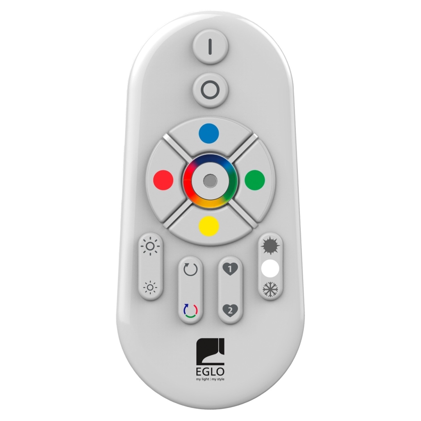 Eglo 55784- Luminaire extérieur LED RGBW MONTEROLO-C 1xE27/9W/230V IP65 d. 39cm + Télécommande