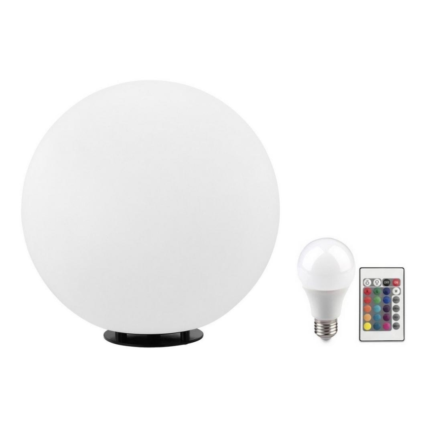 Eglo 55786 - Lampadaire extérieur LED RGBW MONTEROLO-C 1xE27/9W/230V 2700-6500K IP65 d. 30 cm + Télécommande