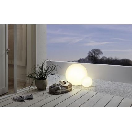 Eglo 55786 - Lampadaire extérieur LED RGBW MONTEROLO-C 1xE27/9W/230V 2700-6500K IP65 d. 30 cm + Télécommande