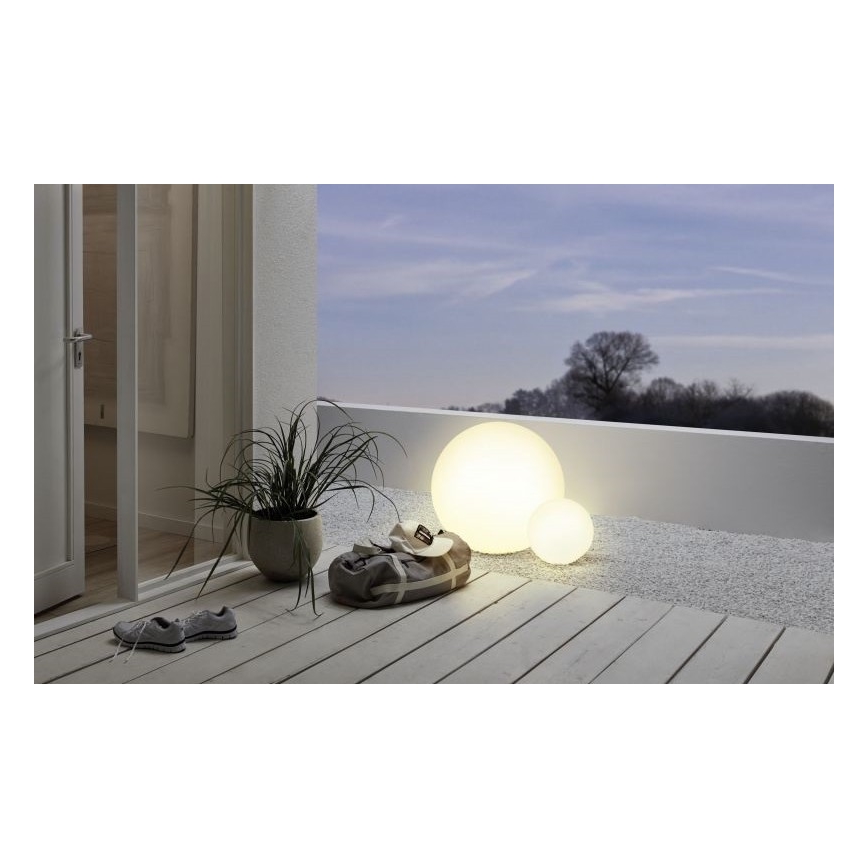 Eglo 55786 - Lampadaire extérieur LED RGBW MONTEROLO-C 1xE27/9W/230V 2700-6500K IP65 d. 30 cm + Télécommande