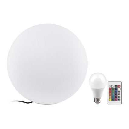 Eglo 55788 - Lampadaire extérieur LED RGBW MONTEROLO-C 1xE27/9W/230V 2700-6500K IP65 d. 50 cm + Télécommande