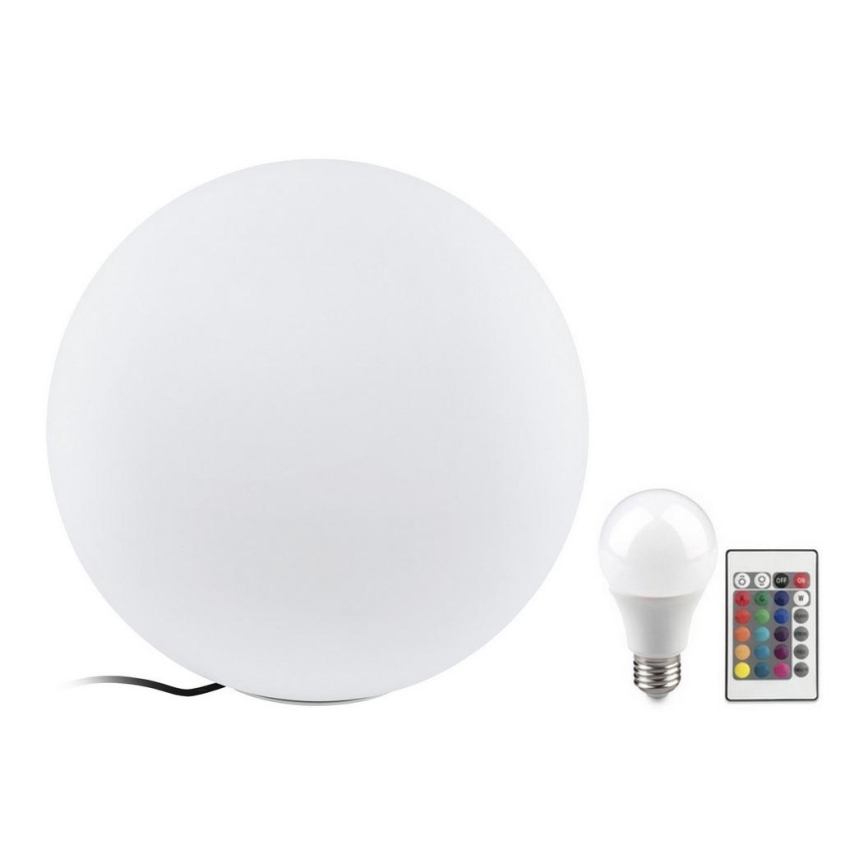 Eglo 55788 - Lampadaire extérieur LED RGBW MONTEROLO-C 1xE27/9W/230V 2700-6500K IP65 d. 50 cm + Télécommande
