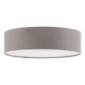 Eglo 55872 - Plafonnier LED 1xE27/11W/230V Ø 38 cm gris