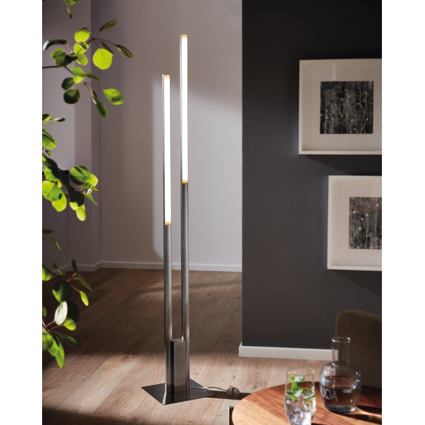 Eglo 55972 - Lampadaire dimmable LED RGBW FRAIOLI-C LED/34W/230V 2700-6500K chrome mat + télécommande