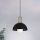 Eglo 56459 - Suspension sur câble CALMANERA 1xE27/40W/230V noire
