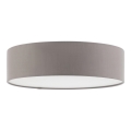 Eglo 56606 - Plafonnier LED 2xE27/11W/230V diam. 38 cm gris