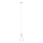Eglo 62264 - Suspension filaire PASCOA PRO 1xE27/60W/230V 16,8 cm blanc