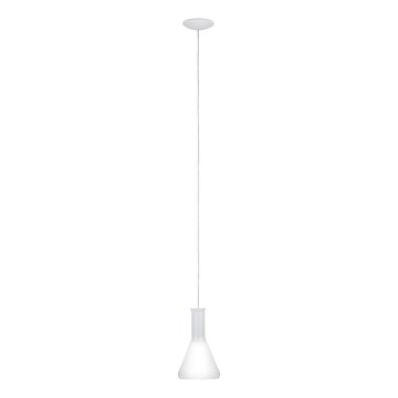 Eglo 62264 - Suspension sur câble PASCOA PRO 1xE27/60W/230V 16,8 cm blanche