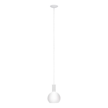 Eglo 62266 - Suspension filaire PASCOA PRO 1xE27/60W/230V 20 cm blanc