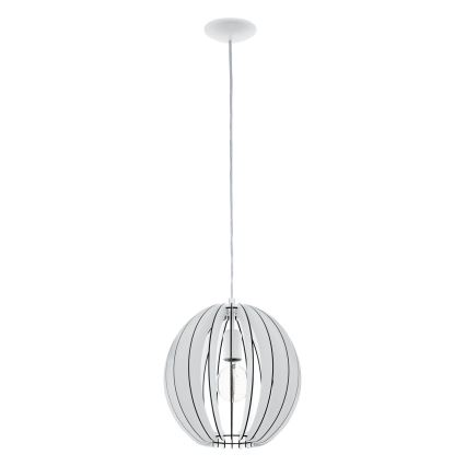 Eglo 63247 - Suspension filaire COSSANO PRO 1xE27/60W/230V d. 30 cm blanc