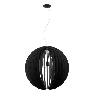 Eglo 63254 - Suspension filaire COSSANO PRO 1xE27/60W/230V d. 70 cm noir