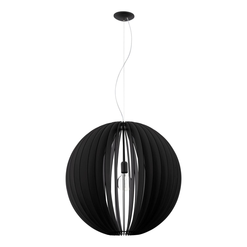 Eglo 63254 - Suspension filaire COSSANO PRO 1xE27/60W/230V d. 70 cm noir