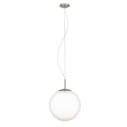 Eglo 63269 - Suspension sur câble PIEDALE 1xE27/60W/230V Ø 35 cm chrome mat