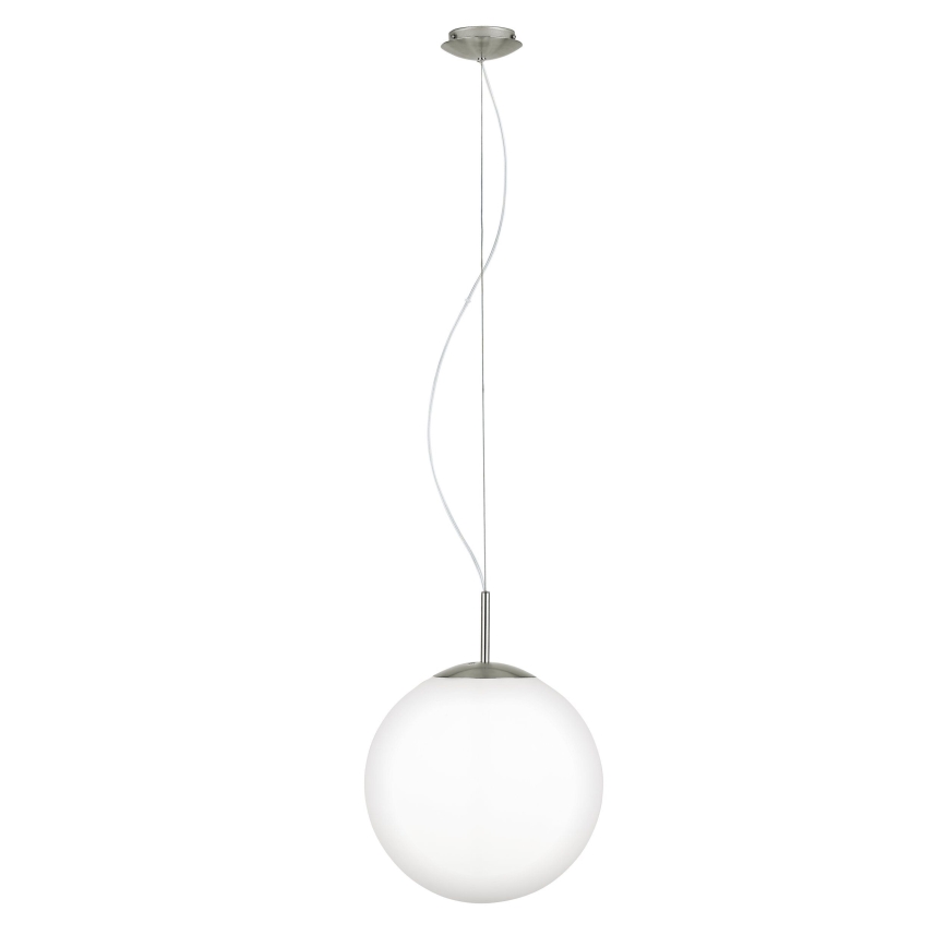 Eglo 63269 - Suspension sur câble PIEDALE 1xE27/60W/230V Ø 35 cm chrome mat