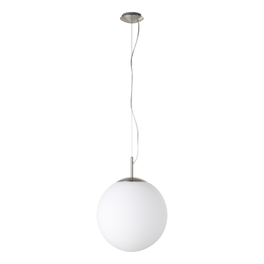 Eglo 63269 - Suspension sur câble PIEDALE 1xE27/60W/230V Ø 35 cm chrome mat