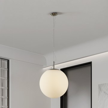 Eglo 63271 - Suspension sur câble PIEDALE 1xE27/60W/230V Ø 43 cm chrome mat