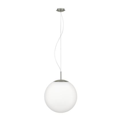 Eglo 63271 - Suspension sur câble PIEDALE 1xE27/60W/230V Ø 43 cm chrome mat