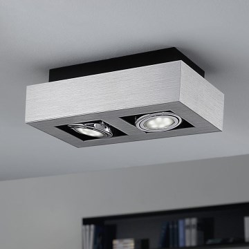 Eglo 64695 - Spot LED LOKE PRO 2xGU10/5W/230V 3000K chrome mat