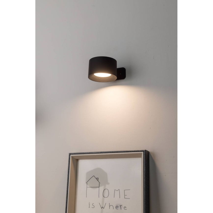 Eglo - Applique murale LED tactile et dimmable, rechargeable LED/5W/5V 2700/4000/6500K 2000 mAh noir