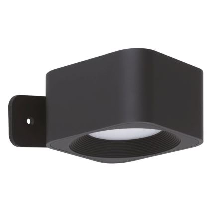 Eglo - Applique murale tactile LED rechargeable et dimmable, 5W/5V, 2700/4000/6500K, 2000 mAh, noire