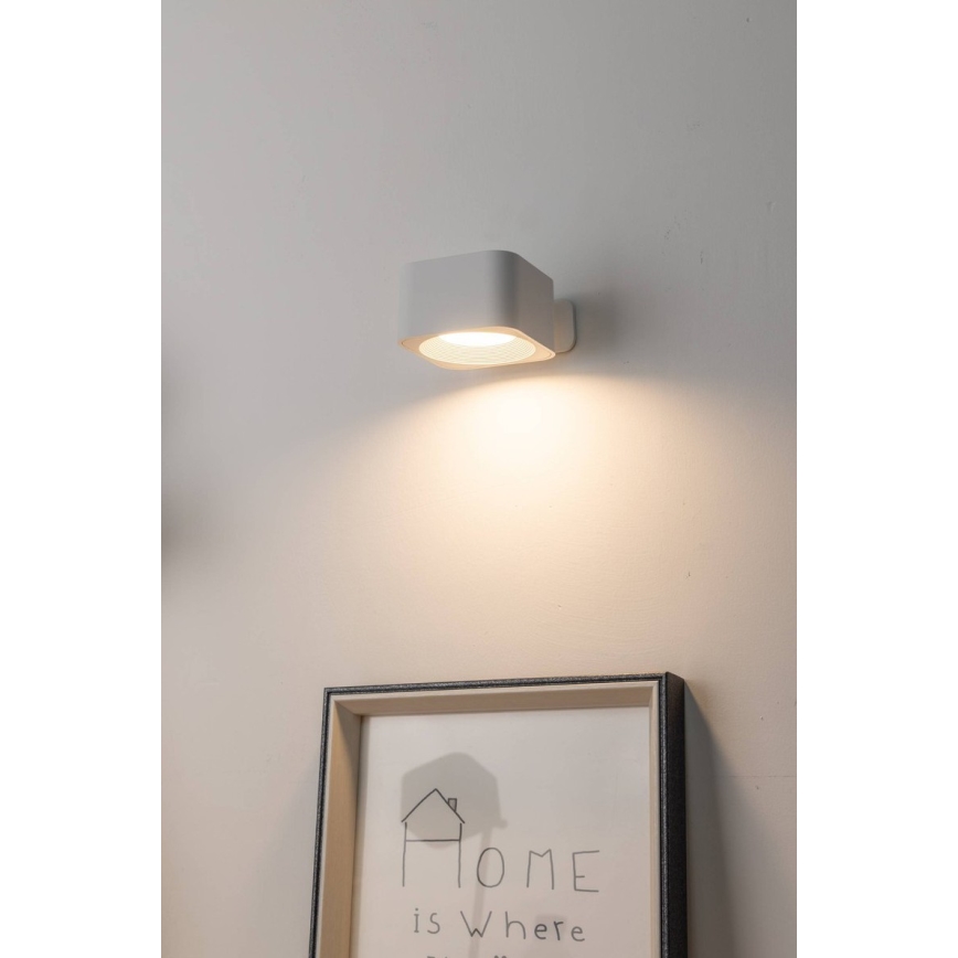 Eglo - Applique murale LED tactile rechargeable et dimmable LED/5W/5V 2700/4000/6500K 2000 mAh blanche