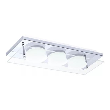 Eglo 75328 - Plafonnier LED ABIOLA 3xLED/6W/230V, finition chrome brillant