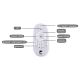 Eglo - Panneau LED à intensité variable LED/25W/230V 2700-5000K + Télécommande
